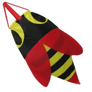 Yellow bee windsock